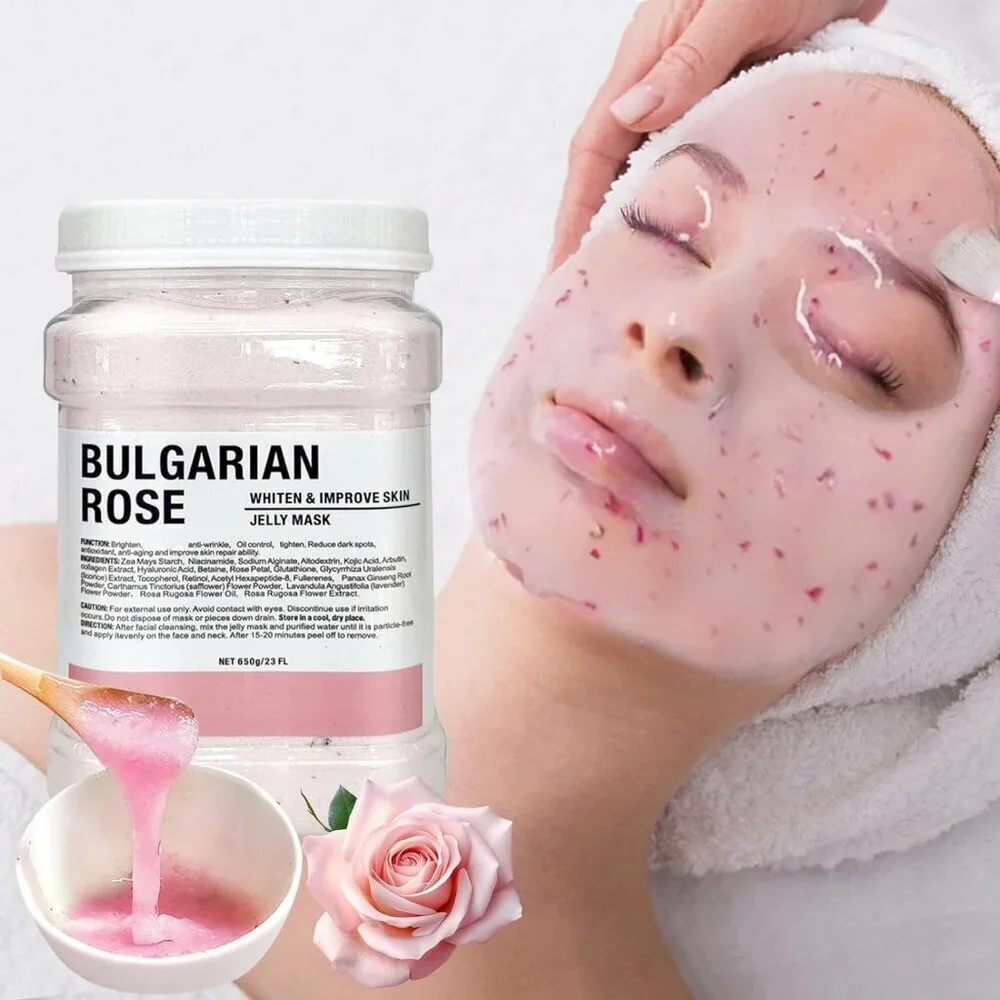 Bulgarian Rose Petal Jelly Mask 23 ounce jar NEW